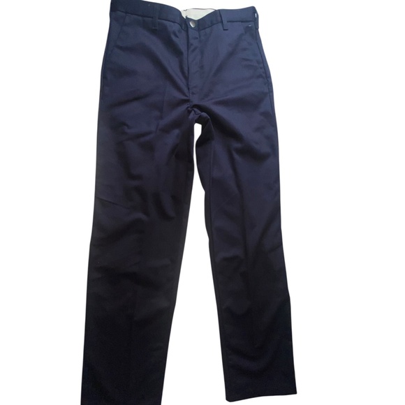 Steel Guard CAT2 FR Men’s Flame Resistant Work Pants 32x32 Navy Blue Durable - Picture 2 of 16